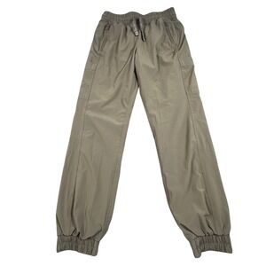 Ivivva by Lululemon Girls Size 14 Olive Green Jogger Track Pants